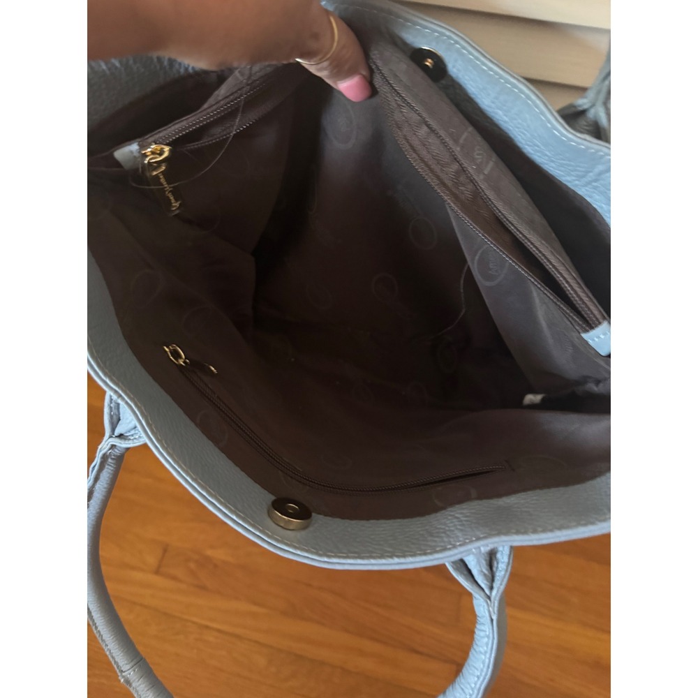 Ameri Leather Purse Robin Blue - image 4